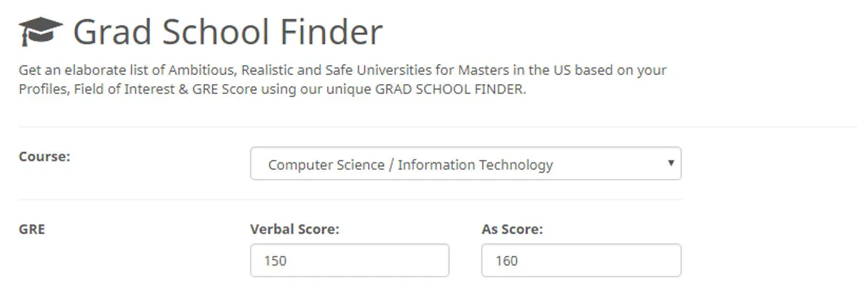 Apply to top universities with our Grad School Finder Image