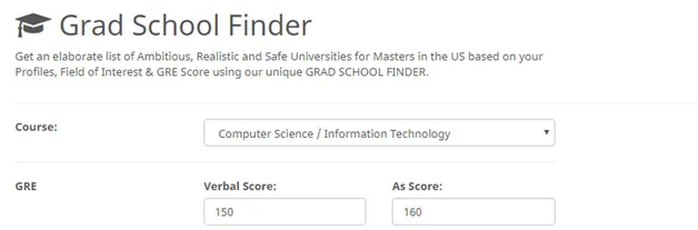 Apply to top universities with our Grad School Finder