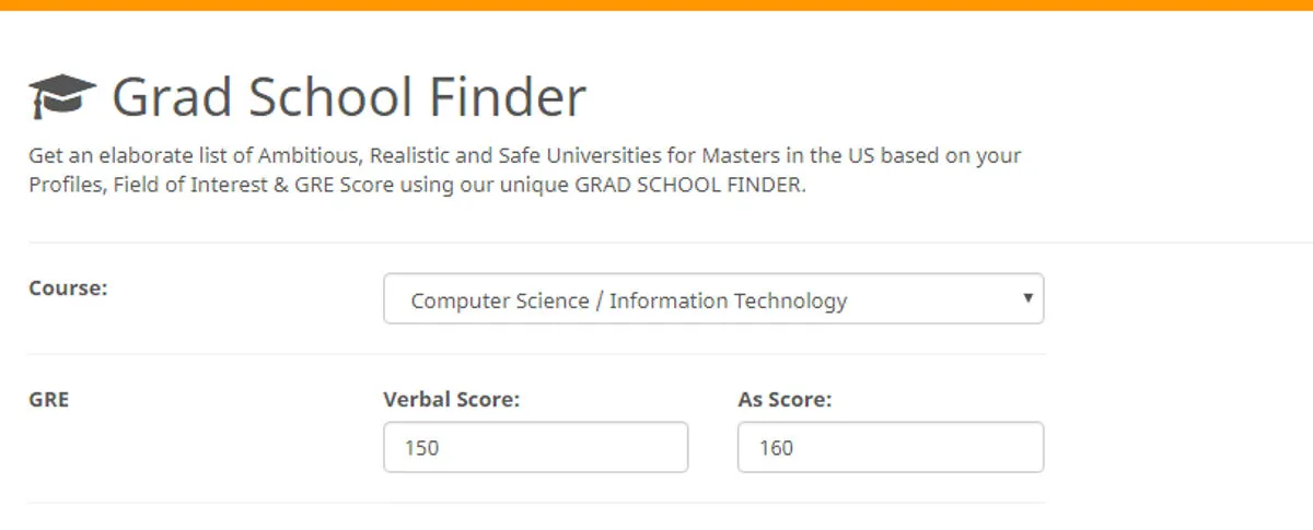 Apply to top universities with our Grad School Finder Image