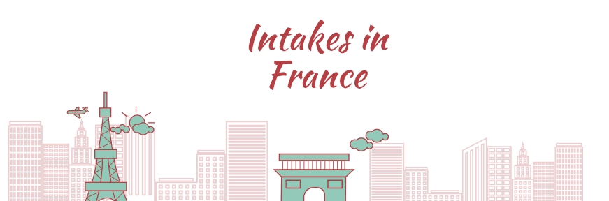 Intakes in France 2022: France University Intakes for September Or January Image