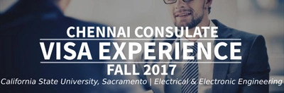 Fall 2017 - F1 Student Visa Experience: (Chennai Consulate | California State University, Sacramento | Electrical & Electronic Engineering - Approved) Image