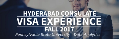 Fall 2017 Visa Experience: (Hyderabad Consulate | Pennsylvania State University | Data Analytics) Image