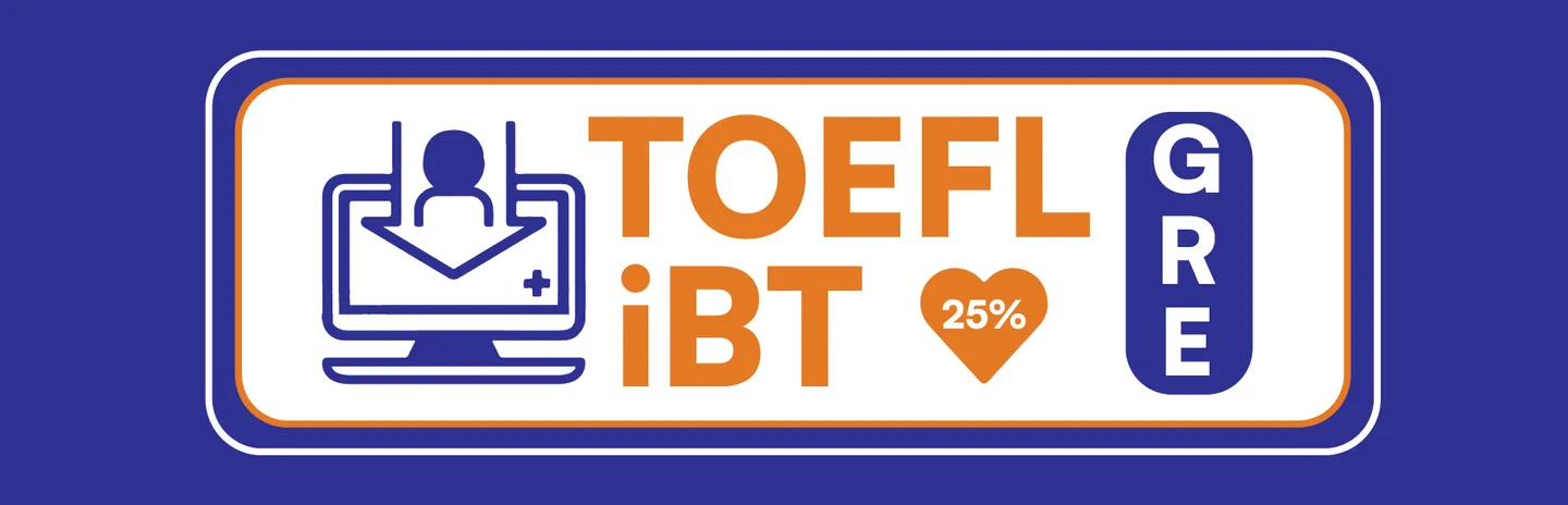 Now, Save Upto 25% On TOEFL iBT While Registering For GRE Image