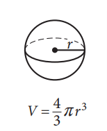 Volume of a sphere