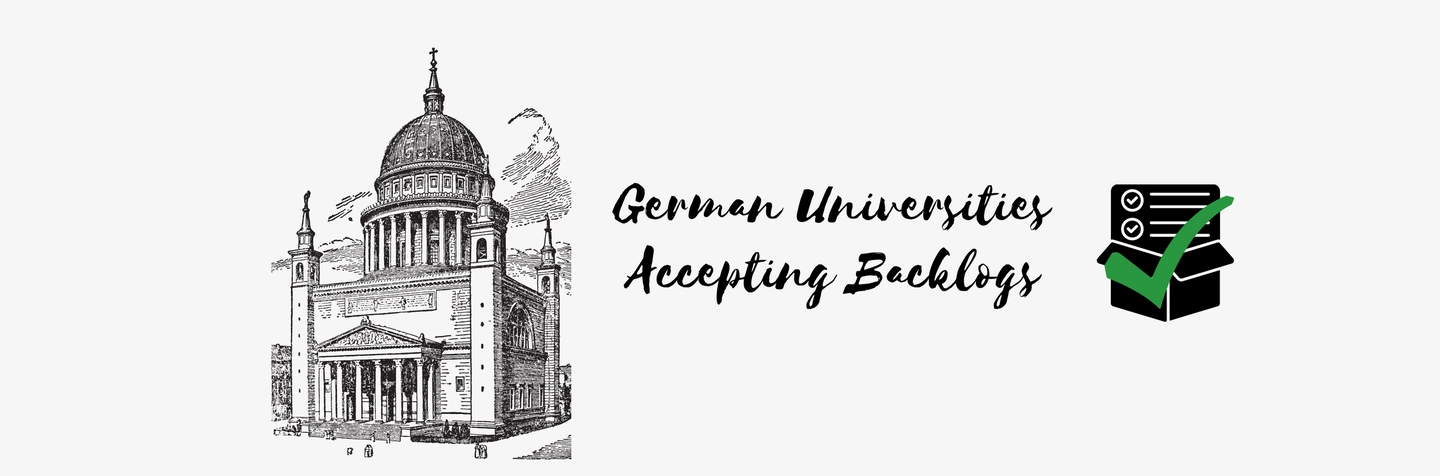 German Universities Accepting Backlogs: List of German Universities Accepting Backlogs  Image